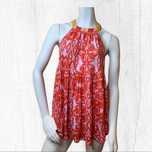 Free People printed floral Mimi tunic